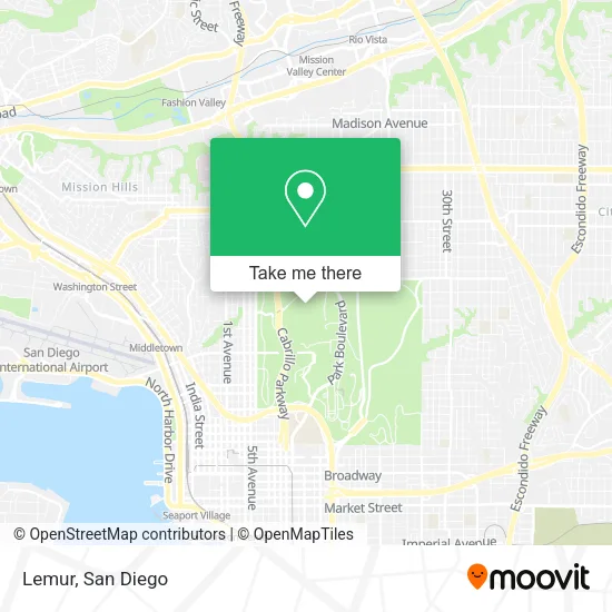 Lemur map