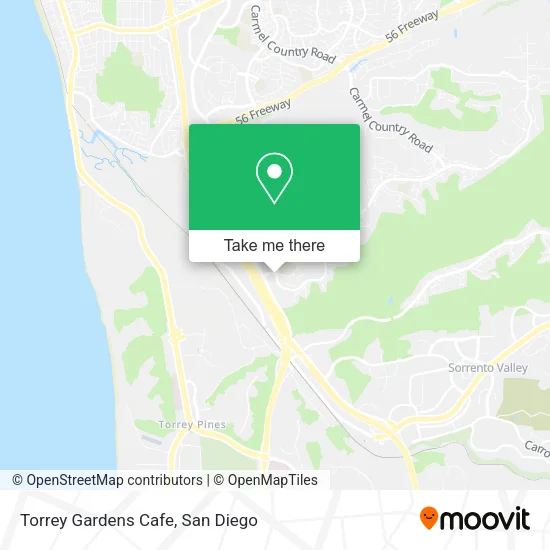 Mapa de Torrey Gardens Cafe