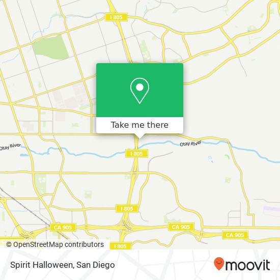 Mapa de Spirit Halloween