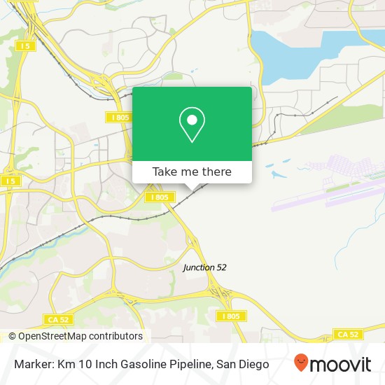 Marker: Km 10 Inch Gasoline Pipeline map