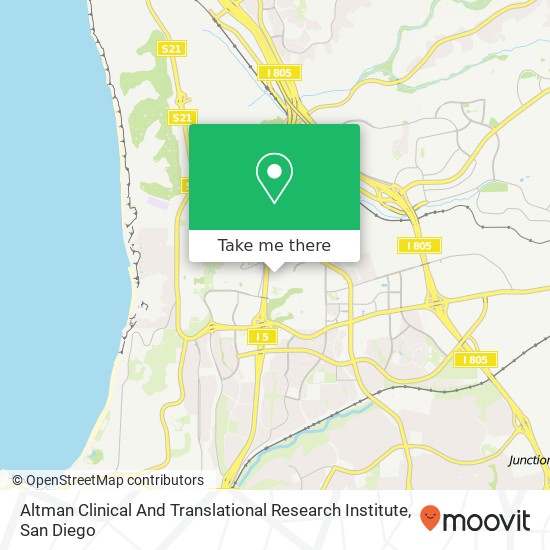 Mapa de Altman Clinical And Translational Research Institute