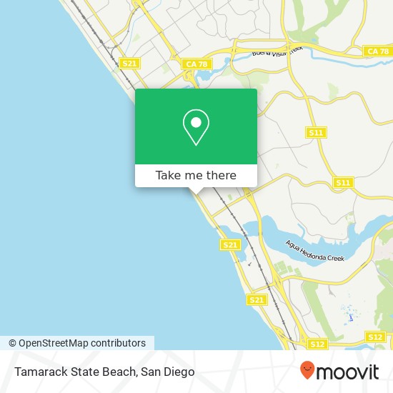 Mapa de Tamarack State Beach