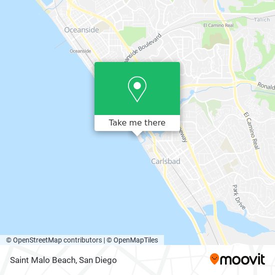 Mapa de Saint Malo Beach