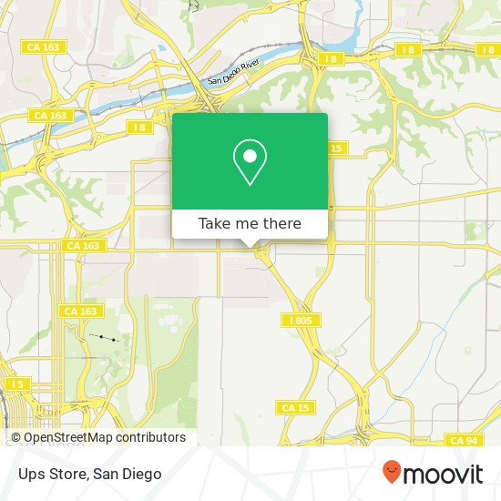 Mapa de Ups Store