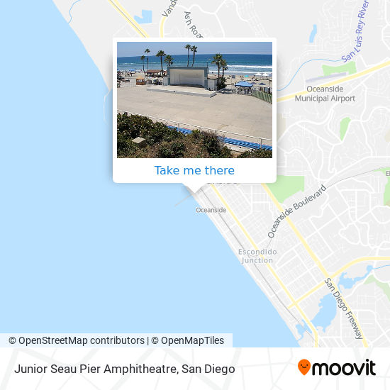 Junior Seau Pier Amphitheatre map