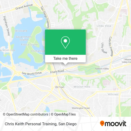 Mapa de Chris Keith Personal Training