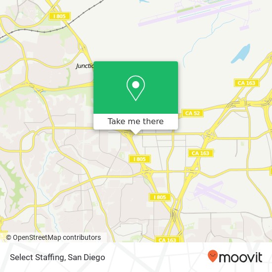 Mapa de Select Staffing