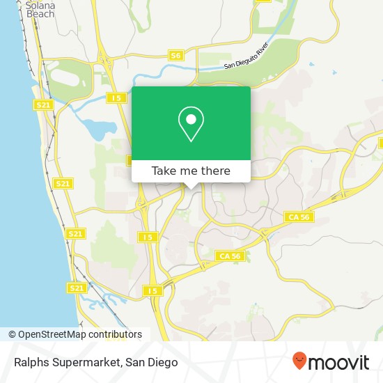 Ralphs Supermarket map