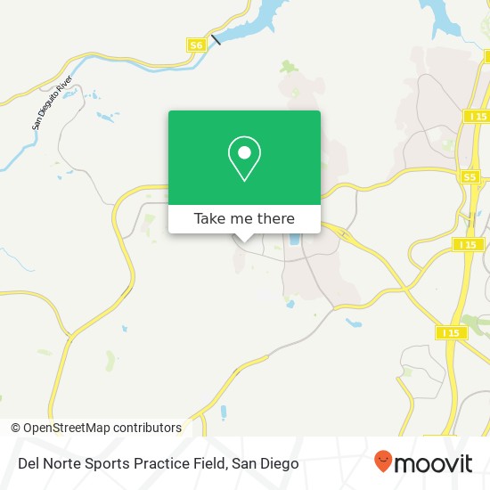 Del Norte Sports Practice Field map