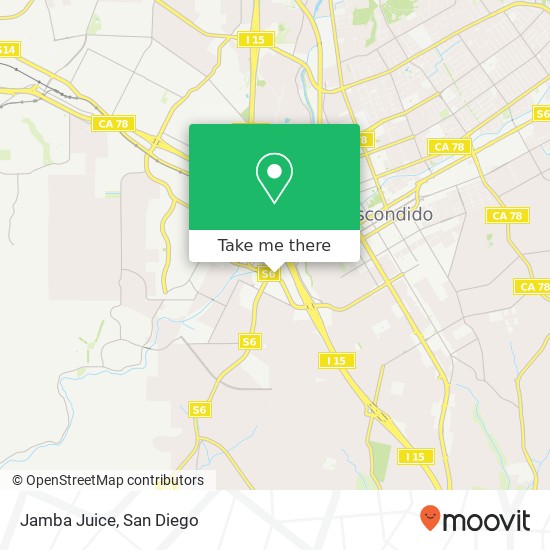 Jamba Juice map