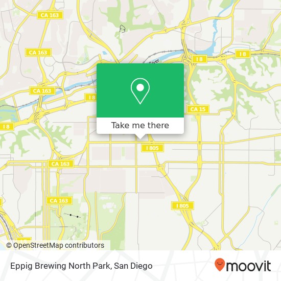 Eppig Brewing North Park map