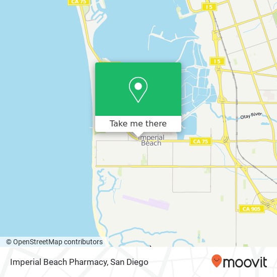 Mapa de Imperial Beach Pharmacy