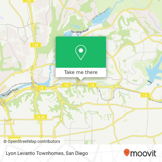 Mapa de Lyon Levanto Townhomes