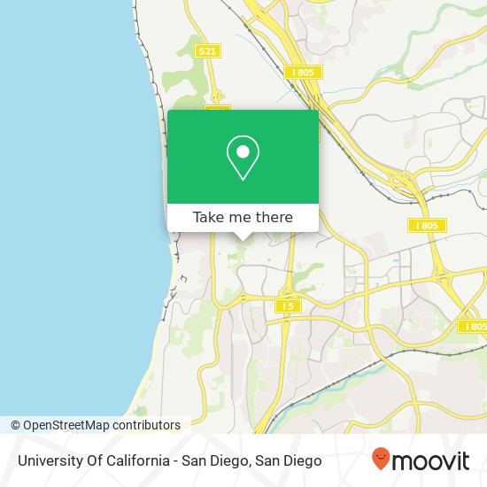 Mapa de University Of California - San Diego