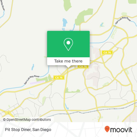 Mapa de Pit Stop Diner