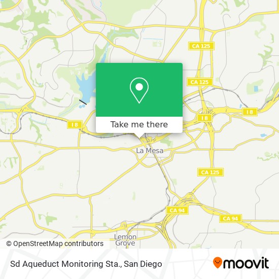 Mapa de Sd Aqueduct Monitoring Sta.