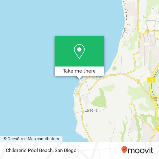 Children's Pool Beach map