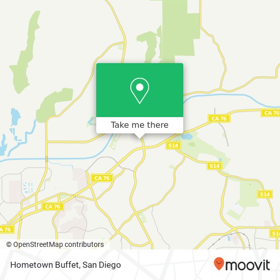 Mapa de Hometown Buffet