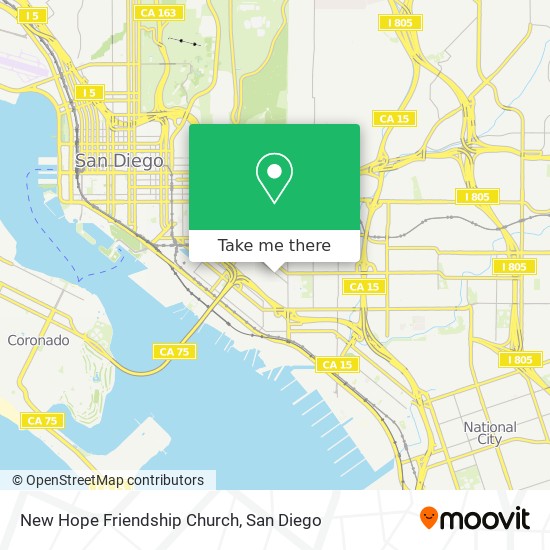 Mapa de New Hope Friendship Church