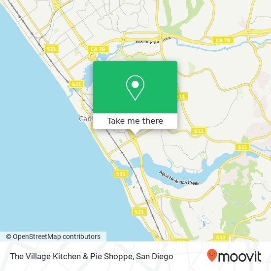 The Village Kitchen & Pie Shoppe map