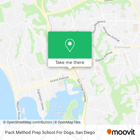 Mapa de Pack Method Prep School For Dogs