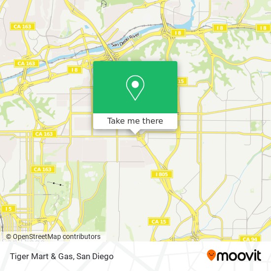 Tiger Mart & Gas map
