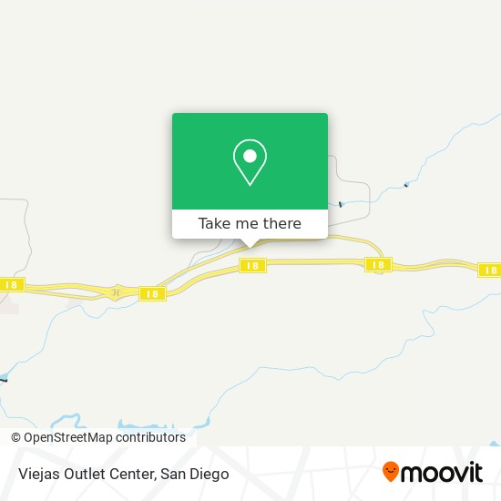 Viejas Outlet Center map