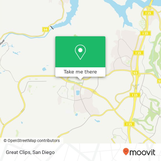 Great Clips map