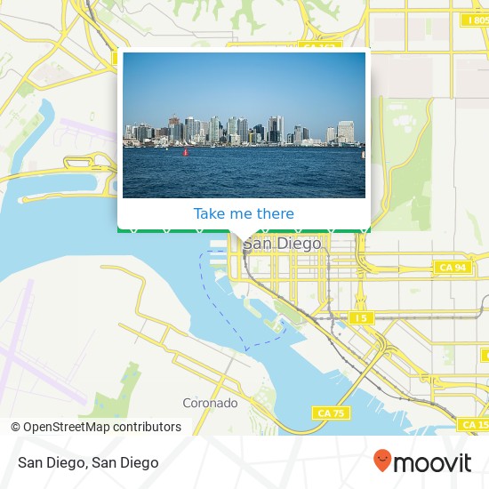 San Diego map