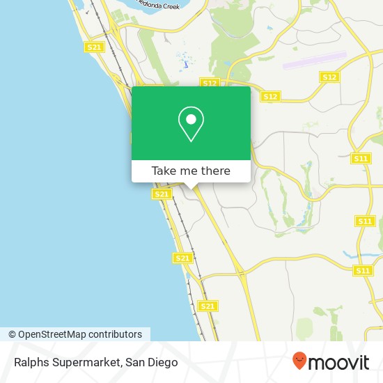 Ralphs Supermarket map