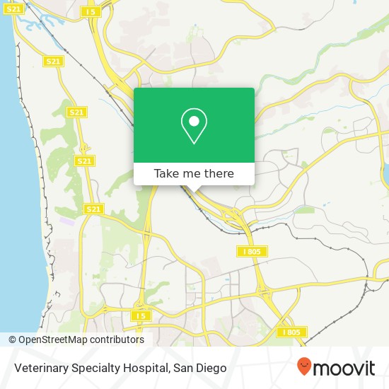 Veterinary Specialty Hospital map