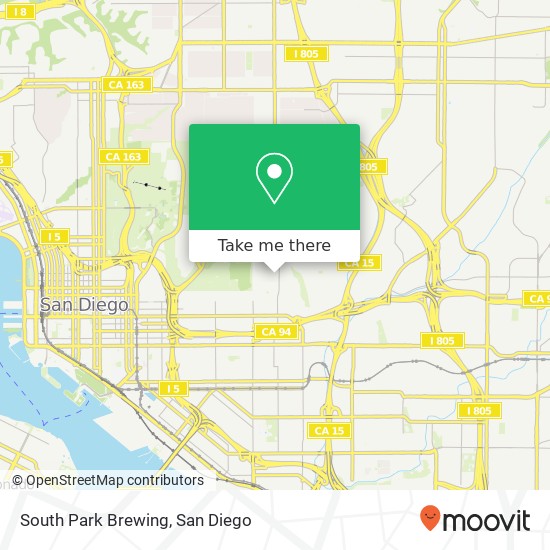 Mapa de South Park Brewing