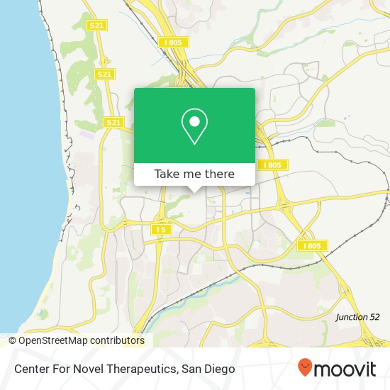 Mapa de Center For Novel Therapeutics