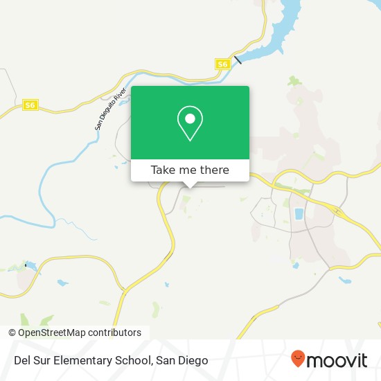 Del Sur Elementary School map