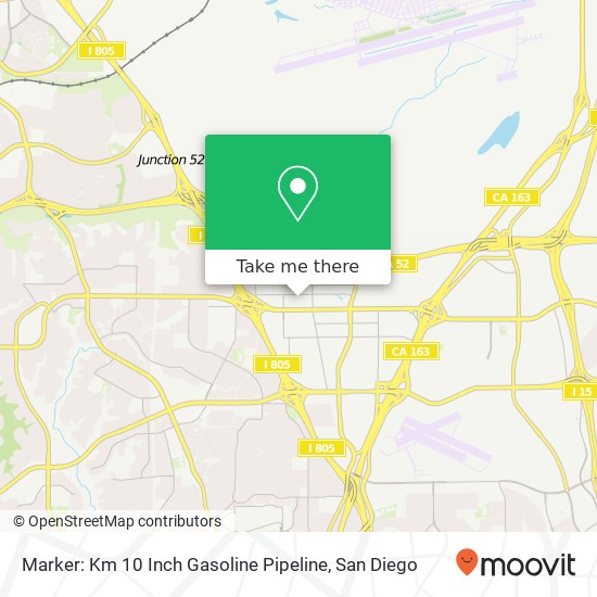 Mapa de Marker: Km 10 Inch Gasoline Pipeline