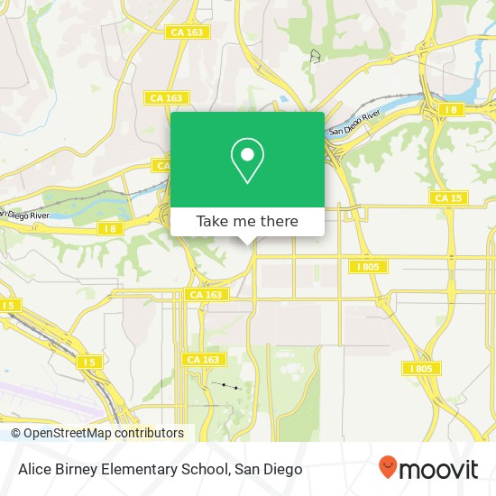 Mapa de Alice Birney Elementary School
