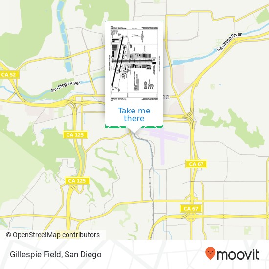 Mapa de Gillespie Field