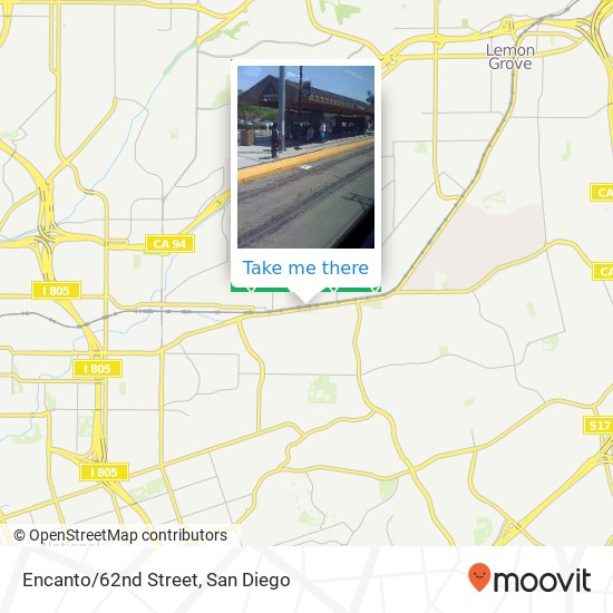 Encanto/62nd Street map