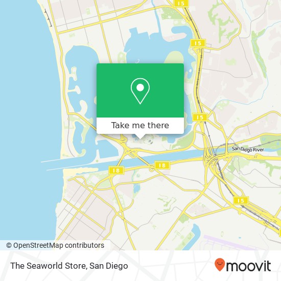 The Seaworld Store map