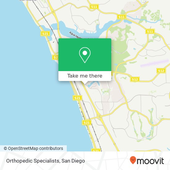 Orthopedic Specialists map