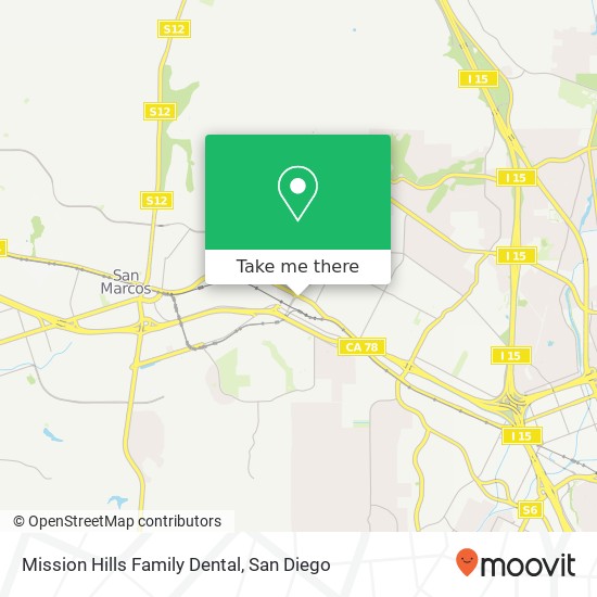 Mapa de Mission Hills Family Dental