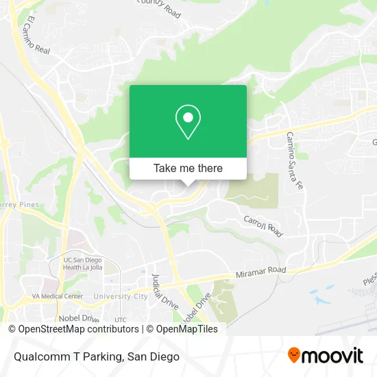 Mapa de Qualcomm T Parking