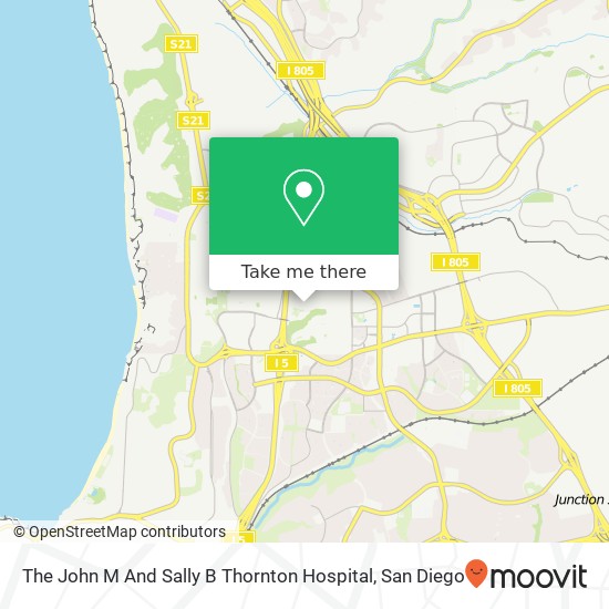 The John M And Sally B Thornton Hospital map