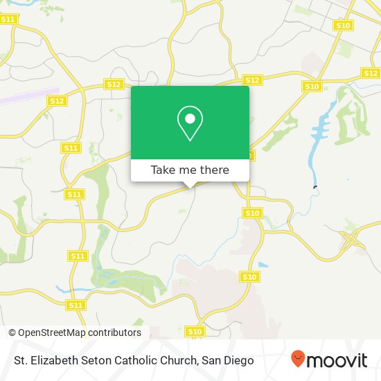 St. Elizabeth Seton Catholic Church map