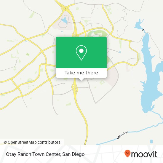 Mapa de Otay Ranch Town Center