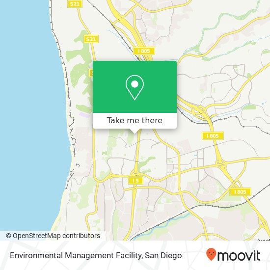 Environmental Management Facility map