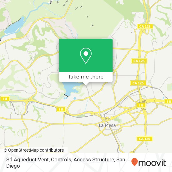 Mapa de Sd Aqueduct Vent, Controls, Access Structure