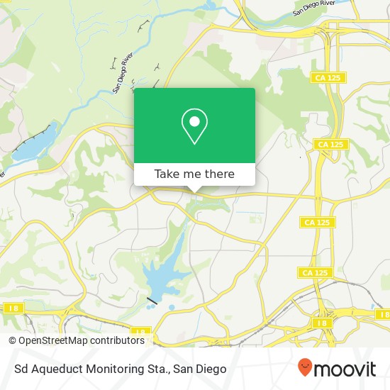 Sd Aqueduct Monitoring Sta. map