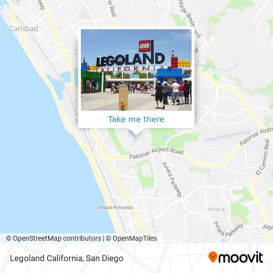 Legoland California map