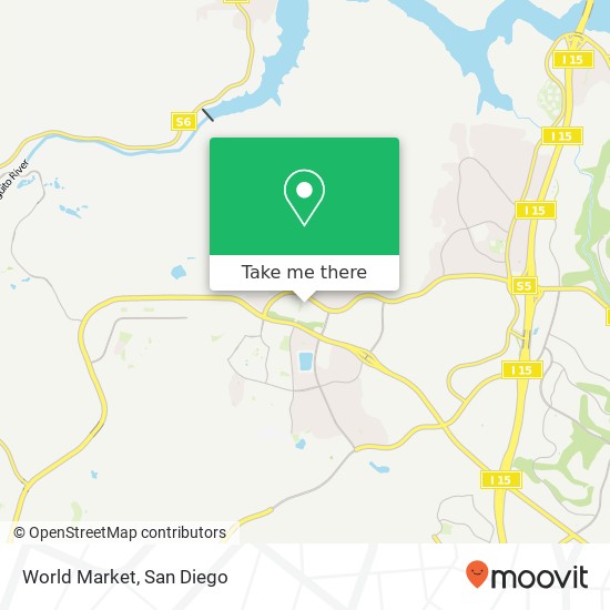Mapa de World Market